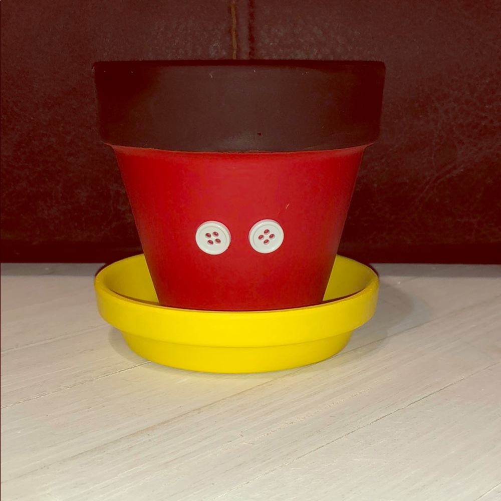 Mickey Mouse themed Planting pot